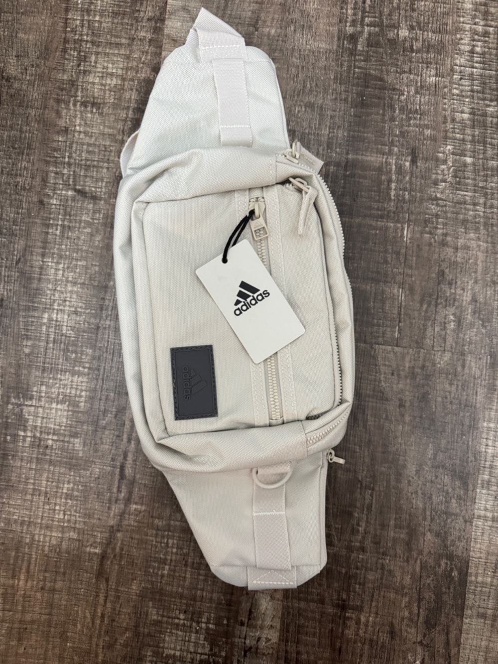 adidas Cream/White Sling Belt Bag- Ramble Crossbody